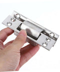 Close-up of heavy-duty metal Sturdy Invisible Hinge For Secret Door And Hidden Cabinet Heavy Duty Metal Barn Door Hinge For Residential And Commercial Use