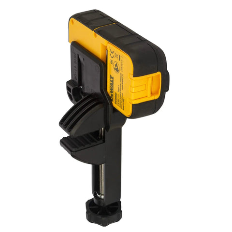 Battery-Free Line Laser Detector For DW088K And DW089K With Backlit LCD, Heavy-Duty Clamp, 50 Meter Range