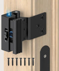 Built Tough Heavy Duty Door Reinforcement Lock For Inward Swinging Doors Screw Mounted Safety Latch With 800 Lb Strength