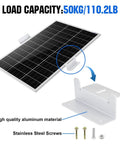 16 Piece Z Brackets Set Solar Panel Mounting Aluminum Corrosion Resistant For RV Trailer Boat