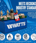 Heavy Duty Lead Free Double Check Backflow Preventer 1 1 2 Inch Npt No Lead Brass Assembly For Commercial Plumbing Work showing a detailed view with tags.