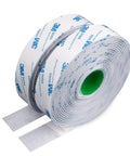 Heavy Duty Hook And Loop Tape With Nasty Strong Adhesive Backing, 1 Inch By 16 Feet Roll, coiled tape with protective backing.