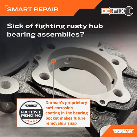 Rear Passenger Side Loaded Steering Knuckle for Ford Models OE Fix preassembled with anti-corrosion coating close-up
