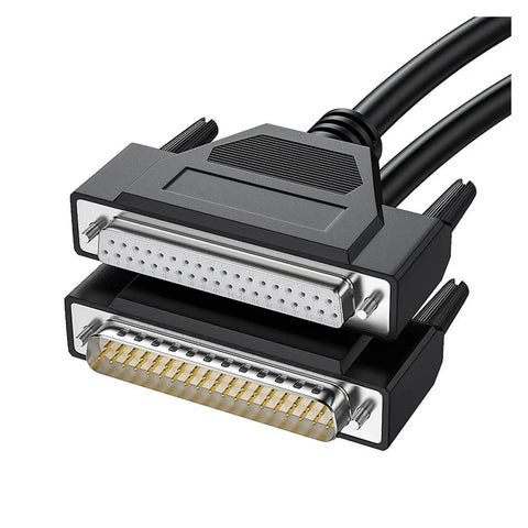 Premium Pure Copper DB37 Extension Cord Male To Female 37 Pin D Sub Connector Cable for industrial serial gear.