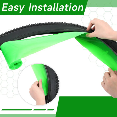 Easy installation of Six Rolls Fat Bike Tire Liner For 29 4 To 5 Inch Tires Puncture Resistant TPU Liner against flats