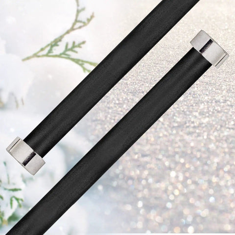 12 Pack Foam Pipe Insulation Tubes For Hot And Cold Water Lines, 1.5 Inch Diameter, 0.4 Inch Thick, in winter background