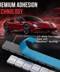 Adhesive Stick On Wheel Weights 0.25 Oz Chrome Finish 960 Pieces Lead Free Zinc Coated Rust Resistant And Weather Proof For Car Truck Wheel Balancing And Easy Install, 1/4 oz strips