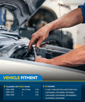 Mechanic installing High Amp Replacement Alternator For Mazda 6 And MX5 Miata 100 Amp 12V With 6 Groove CW Pulley