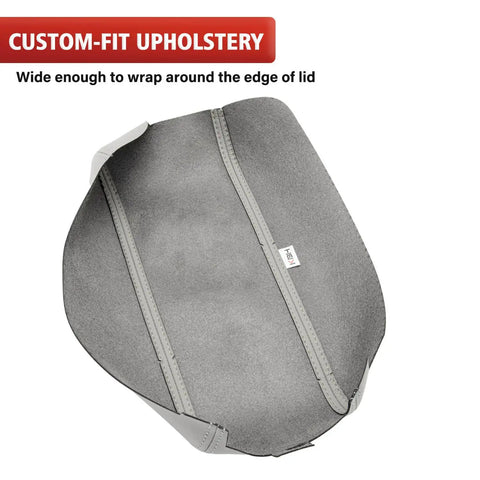 Center Console Armrest Cover Upholstery For Hyundai Sonata 2015-2019, Custom Fit Vinyl Leather With French Double Stitching