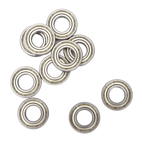 High Temperature Resistant Low Friction Deep Groove Ball Bearing Kit With 20 Pieces For Industrial Reducers Dust Shield Covers Smooth Quiet Operation Durable Heavy Duty Bearings For Heavy Machinery, 20 sealed steel bearings