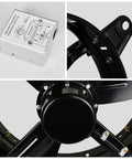 14 Inch Attic Gable Mount Fan With Adjustable Thermostat, Beefy 1239 CFM Airflow, Black Finish, Fan Blades Close-Up
