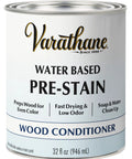Water Based Pre Stain Wood Conditioner Delivers Smooth As Silk Results While Blocking Stubborn Blotching On Porous Softwood Panels fast drying 32 fl oz can