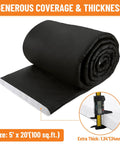 Get This Sick Camper Van Insulation Roll To Level Up Your Ride. 5X20 Ft Roll. 1.34-Inch Thick polyester fiber insulation roll.