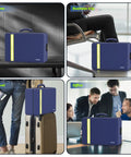 Fireproof Document Bag With Lock Insulated Large Document Box for Travel and Home Safe Storage Waterproof Zipper shown in various settings