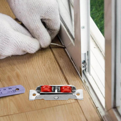 Stainless Steel Sliding Door Wheel Replacement Kit With Dual Nylon Wheels And Integrated Ball Bearings for patio doors