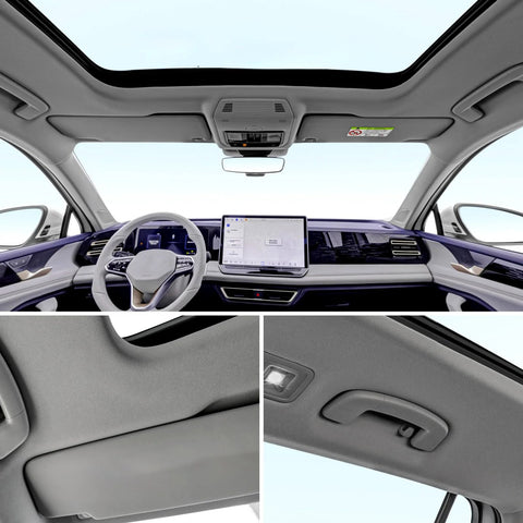 Hiksuky auto headliner fabric, gray mesh with foam backing, 97 in long by 60 in wide for car roof replacement