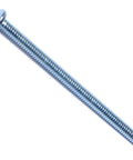 Pro Grade Zinc Plated Steel Phillips Pan Machine Screws 6-32 By 2-1/2 Inch 20 Pack Heavy Duty Fasteners close-up view of screw