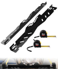 Heavy Duty Wheel And Toe Alignment Tool Kit With Two 5m Tape Measures For DIY Car Front End Alignment Toe Plates