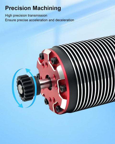 Rc Pinion Gear Set 13T 14T 15T 16T For 1/18 Scale Rc Cars With 0.5M 2mm Shafts Fits Hobbyplus FUR-2411 FUR-2412 FUR-2413 FUR-2414 CR-18P EVO PRO Pinion Upgrade Parts With Hex Key For Quick Speed And Torque Tuning Designed For Crawlers And Racers