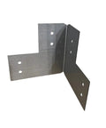 Beefy Heavy Duty 12 Gauge Steel Corner Bracket For 4x4 Posts, Built To Last DIY Workbench, Shop Table, CNC Table, Pergola Bracket