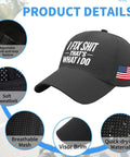 Women Dope Quick Dry Golf Hat For Outdoors With Adjustable Strap Bright Color Baseball Cap For Camping And Everyday Adventures