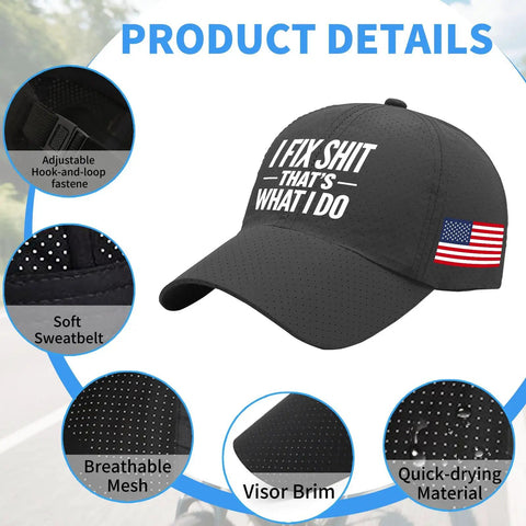 Women Dope Quick Dry Golf Hat For Outdoors With Adjustable Strap Bright Color Baseball Cap For Camping And Everyday Adventures
