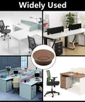 5 Pack Of Sharp Brown Desk Grommets Offering An Easy Peasy Install To Keep Office Cords Neat And Organized A No Sweat High Quality 2 Inch Plastic Cover Set in various office settings.