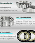 Precision steering stem bearing seal kit fits FX FXWG FXST FLST XL FXR VRod V Twin Touring Softail Dyna Sportster 1984-2016