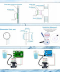 Diagram of Non Contact Liquid Level Sensor For Closed Containers Compatible With Arduino Raspberry Pi And Other Microcontrollers setup.