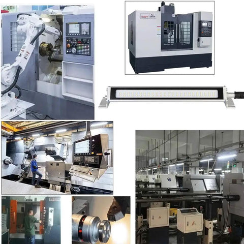 Beefy LED CNC Machine Light 1 Piece Industrial Work Lamp IP68 waterproof with 115-degree rotating head in workshop setting