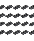DIP IC Socket Adapter Kit 26 Pieces Set With 18 Pin 7.62mm Row Pitch And 2.54mm 0.1 Inch Pitch For Breadboard Projects And PCB Design