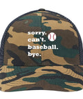 Funny Mens Trucker Cap With Camo Print Adjustable Back Hat Humorous Message For Men Classic Dad Style