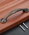 Antique Bronze Cabinet Pulls Set Of 4 Arch Style Kitchen Cabinet Handles For Closets Drawers Cupboards Wardrobes With Screws 116x22mm