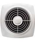 8 Inch Bath Exhaust Fan With 160 CFM And 5.0 Sones White Finish shown with round grille design
