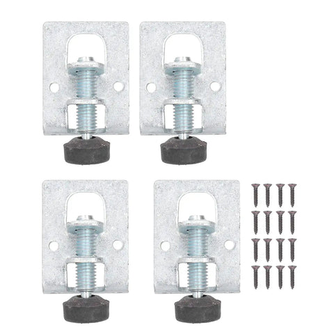Rock Solid Heavy Duty Adjustable Leveling Feet For Stable Furniture, Anti Scratch Iron Set Of 4 with 16 screws included