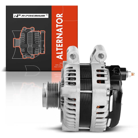 Alternator For Chevrolet Traverse 2009-2017 V6 3.6L, GMC Acadia 2007-2016 V6 3.6L, shown with box, plug and play design