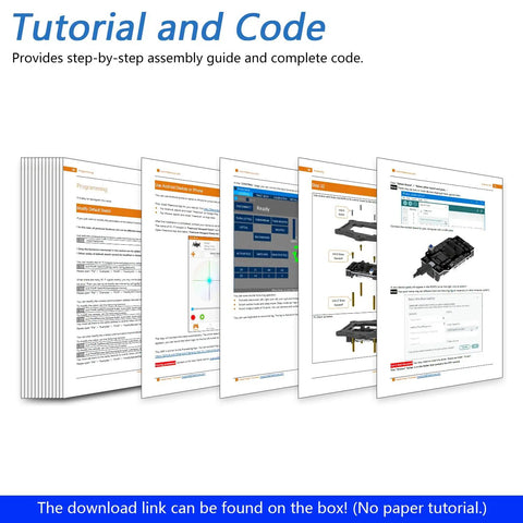 Six Leg Hexapod Robot Kit With Remote For DIY Makers That Walks Crawls And Twists Works With Arduino IDE App Remote Control Easy Programming With Sample Code Library Ideal STEM Project tutorial pages