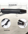 Pro Craft Heat Gun 110V 350W with ultra long 3.28ft cord, dimensions 16.2cm x 4.2cm, close-up of nozzle and cord length.