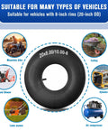 20x8-8 And 20x10-8 Inner Tubes For Riding Mowers, Lawn Tractors And Garden Carts, 8 Inch Rim Replacement With TR13 Straight Valve Stem