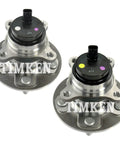 Left And Right Wheel Bearing And Hub Assembly Kit For Lexus IS F RWD Plug And Play OEM Quality Replacement with Sealed Bearings