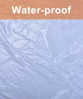 Close-up of Clear Plastic Drop Cloths For Painting, 5 Pack 9x12 Feet Tarp Heavy Duty Waterproof Dustproof Tear Resistant