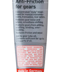 MoS2 Antifriction Gear Lubricant Additive For Smooth Shifts And Reduced Wear 50 Grams tube with German origin label.