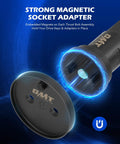 Magnetic socket adapter from Universal Disc Brake Caliper Tool Kit 24 Piece Set For DIY Mechanics By Orion Motor Tech.