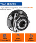 Drop In Replacement Five Lug Wheel Hub And Bearing Assembly With Encoder ABS For 2008 Through 2014 Cadillac CTS And 2010 Through 2015 Chevy Camaro And 2018 Through 2019 Cadillac XTS And 2018 Through 2019 Chevy Impala, front view