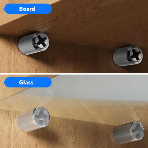 Heavy Duty Iron Shelf Support Pegs 120 Piece Set For Cabinets And Bookcases Easy Install Self Tapping Pins on wood and glass