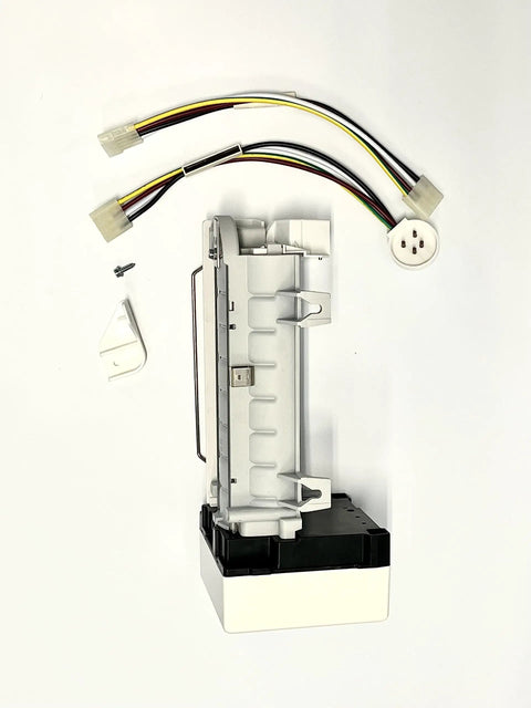 Whirlpool Ice Maker Replacement W10190952 module with wiring harness, designed for easy installation in compatible refrigerators