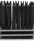 28 Piece Cylindrical Transfer Punch Set With Base For Machinery Maintenance And DIY Projects, Premium Center Punches on base