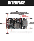 Slick Type C Usb 10 Pack 2S Bms Lithium Battery Charging Module Quickcharge Boost Power Supply 84V To 126V With Led Auto Adjust Indicator 15W Smooth Fast No Sweat Recharge, showing interface details and connections.