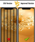 Comparison of old vs improved No Flicker G9 LED Bulbs 6W Dimmable 2700K Soft Warm White 600LM in chandelier lighting