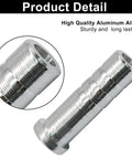 Aluminum Arrow Inserts for 6.2mm Carbon Arrows 12 Pack, 100 125 150 200 Grain Field Points, durable aluminum detail